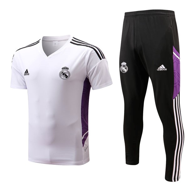 Camiseta Real Madrid Conjunto Completo 2022-2023 Blanco